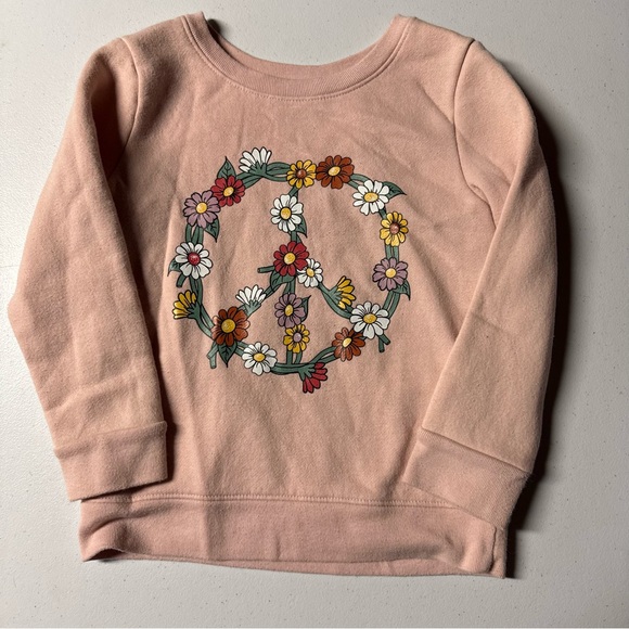 Garanimals 3T Pink Floral Sweatshirt and Pant Set - Picture 2 of 5